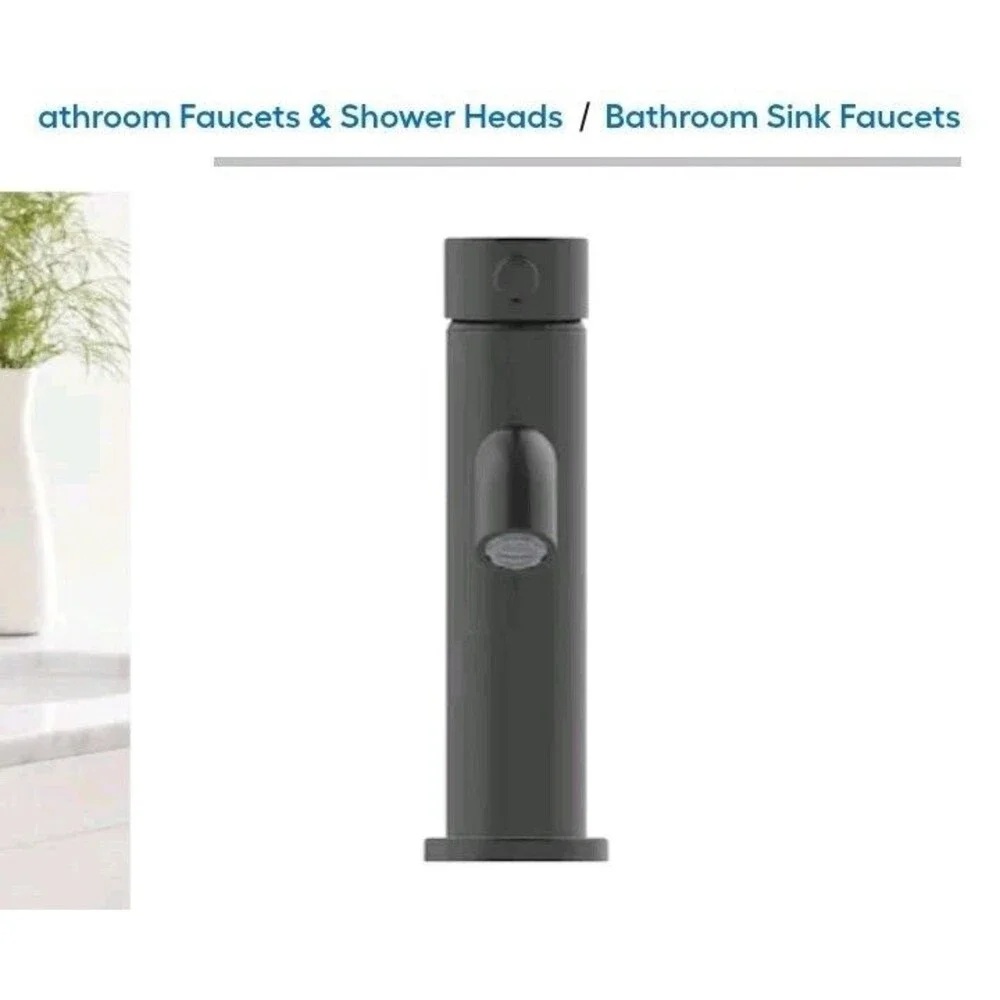 Allen And Roth Single Handle Bathroom Faucet 6567288 Black Harlow